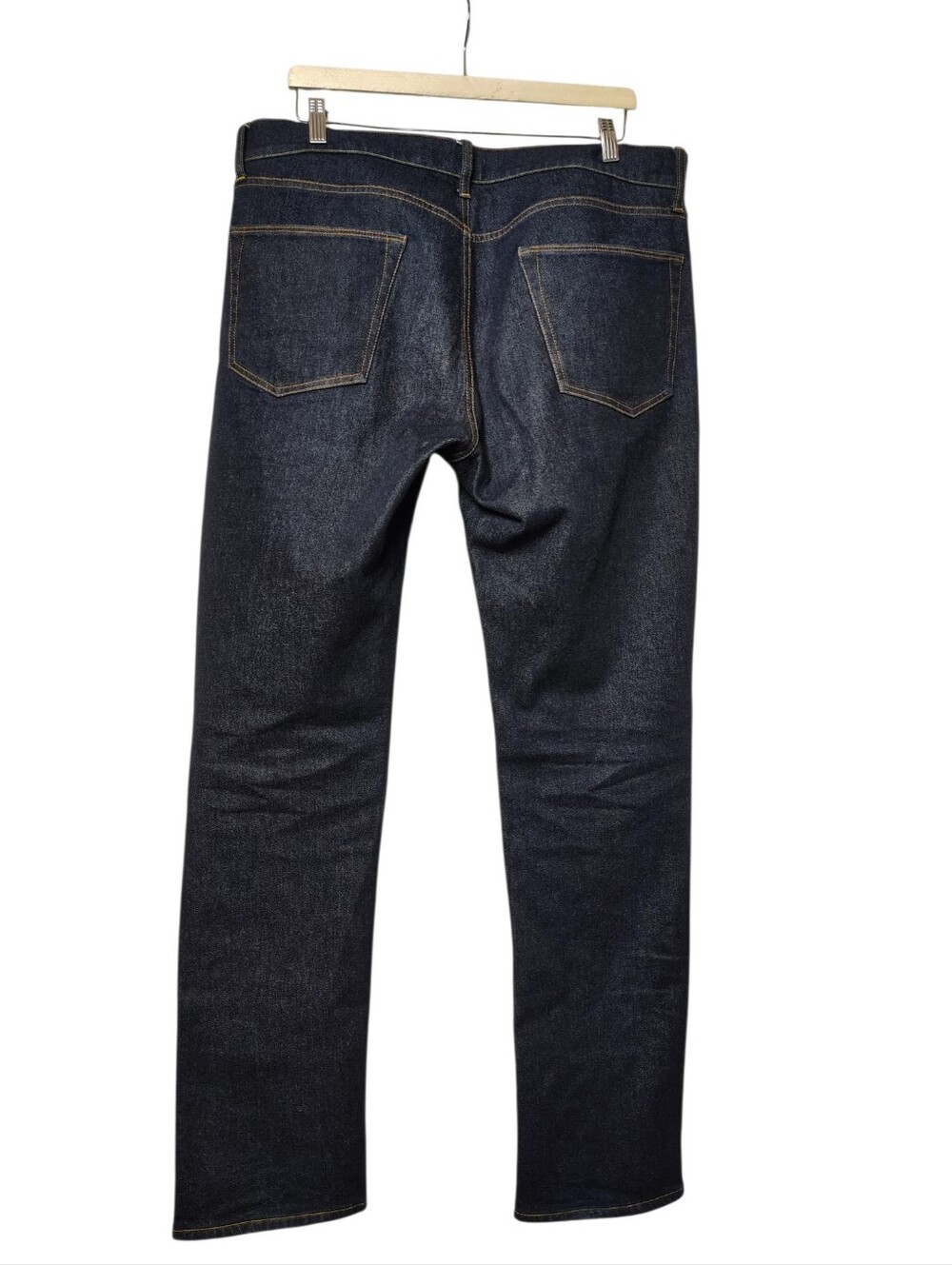 Sid Mashburn Clift Straight Leg Jeans 36x34 Dark Wash Stretch Denim S72226 - Picture 4 of 10